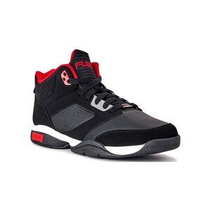 NEW FUBU Men's Black & Red Zone High-top Basketball Shoes Sneakers